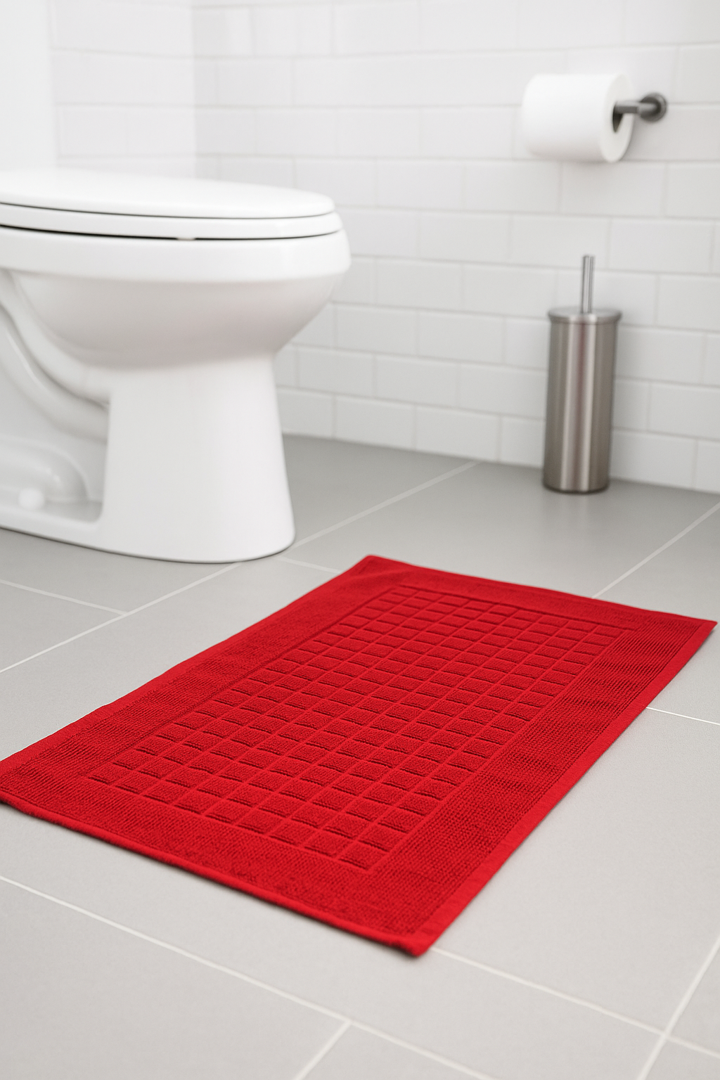 Alfombra tipo toalla para baño
