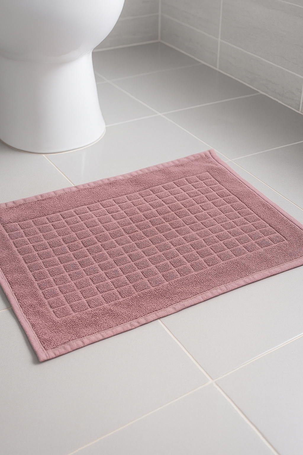 Alfombra tipo toalla para baño