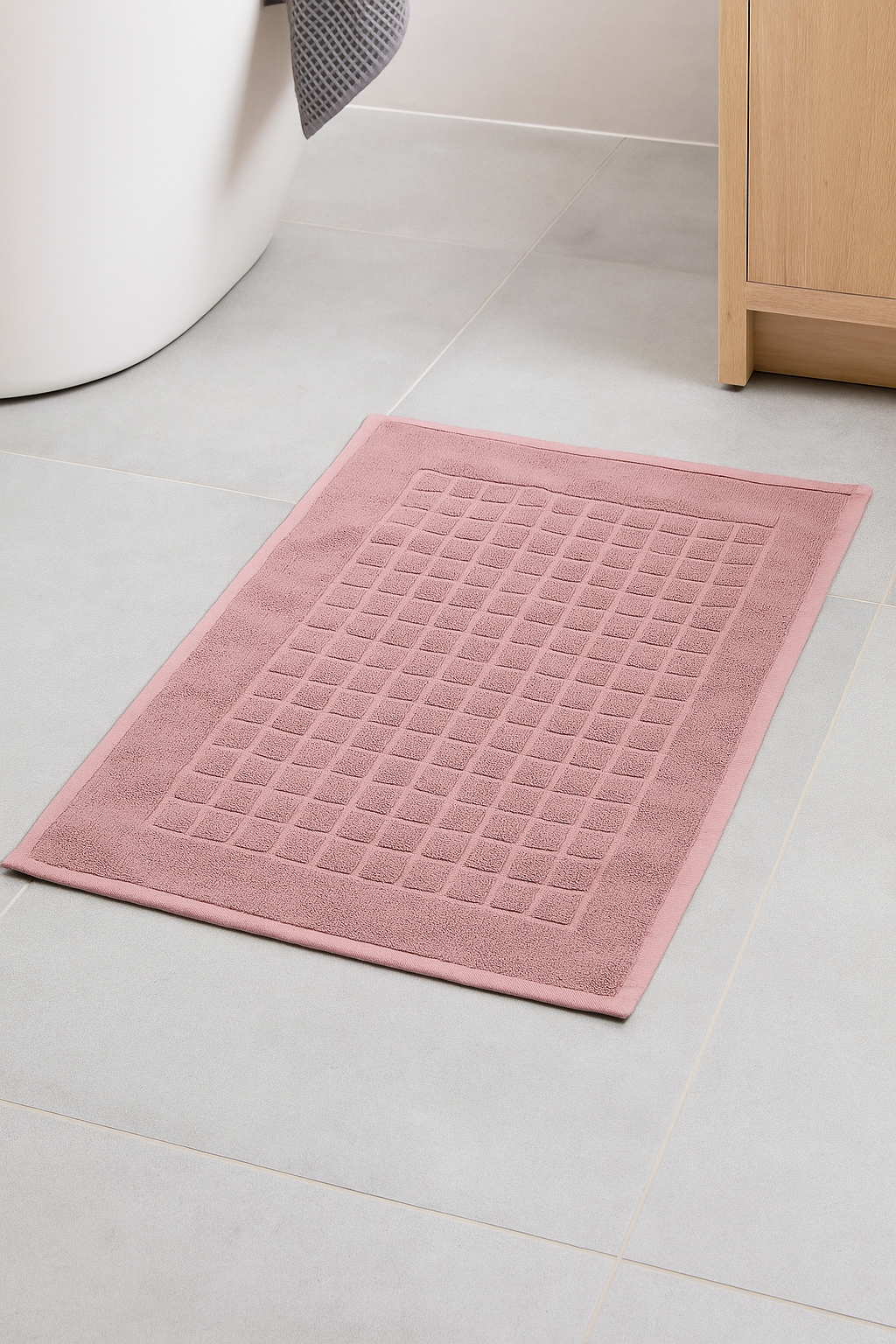 Alfombra tipo toalla para baño