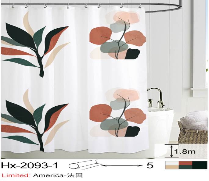 Cortina de ducha 180x180