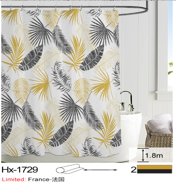 Cortina de ducha 180x180